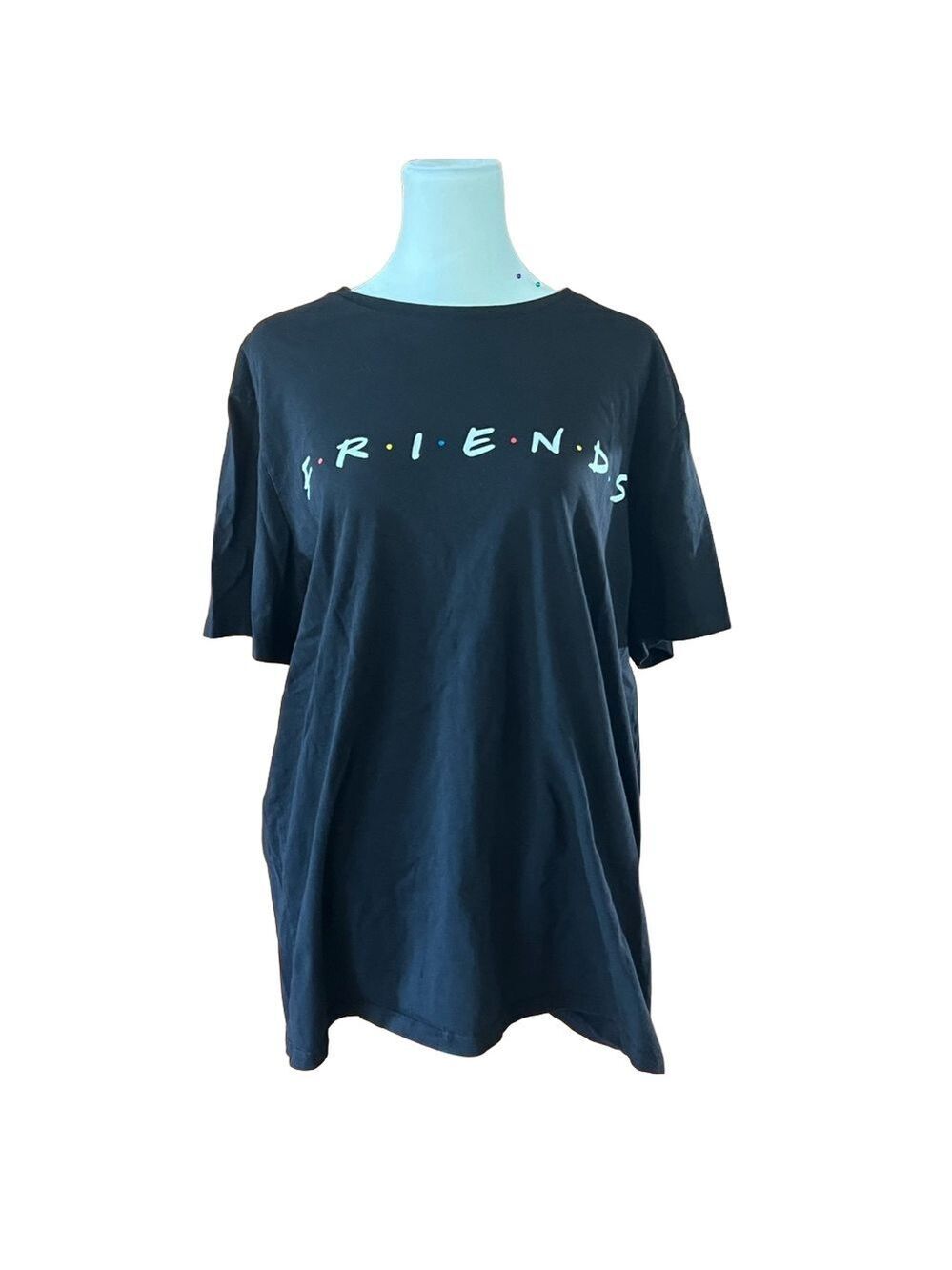 Old Navy Black Friends Short Sleeve Tee Shirt